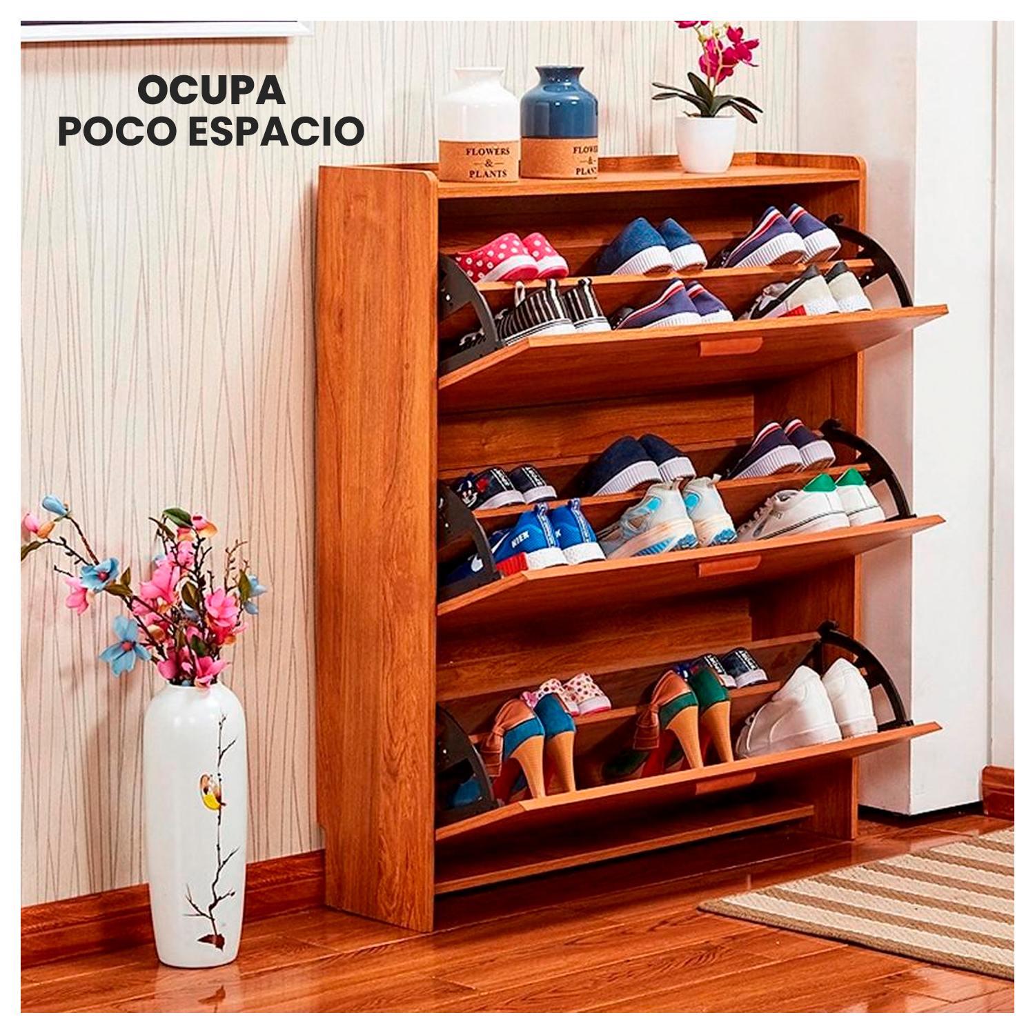 Mueble Zapatero Organizador Estante para Zapatos VTRIN-3