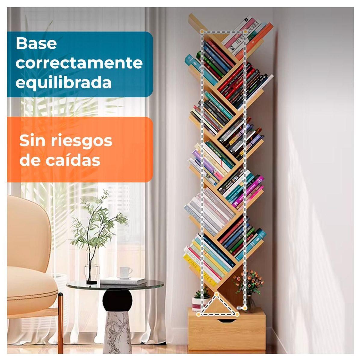 Librero Innovador en Zigzag para Hogar y Oficina-2