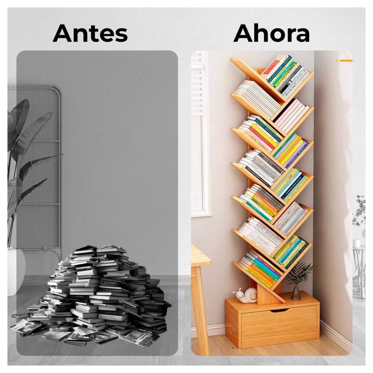 Librero Innovador en Zigzag para Hogar y Oficina-3