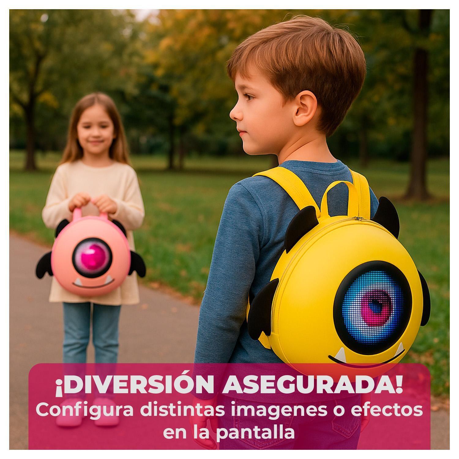 Mochila infantil con Pantalla LED Personalizable y Power Bank-4