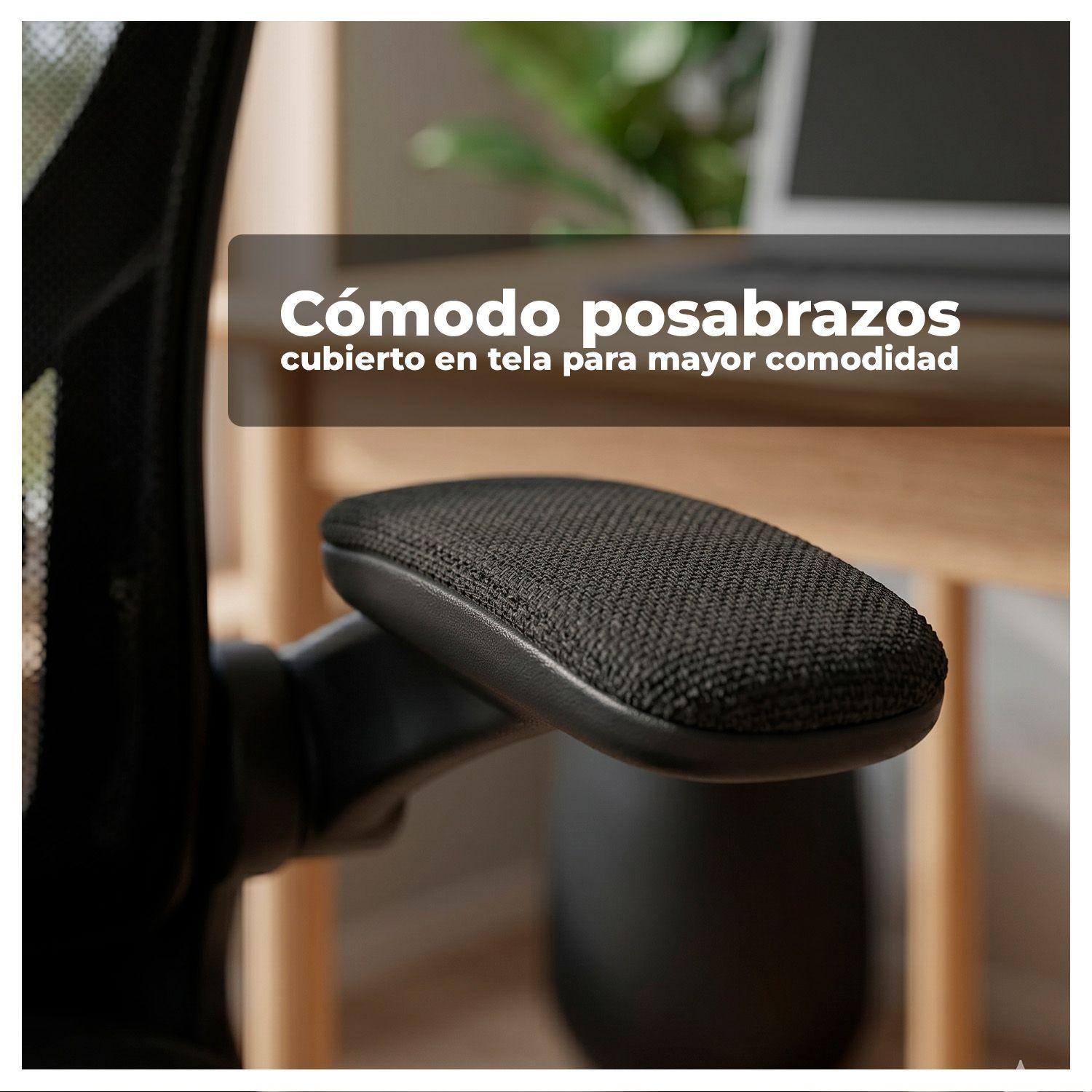 Silla Oficina Ergonómica Reclinable Apoyacabeza-8