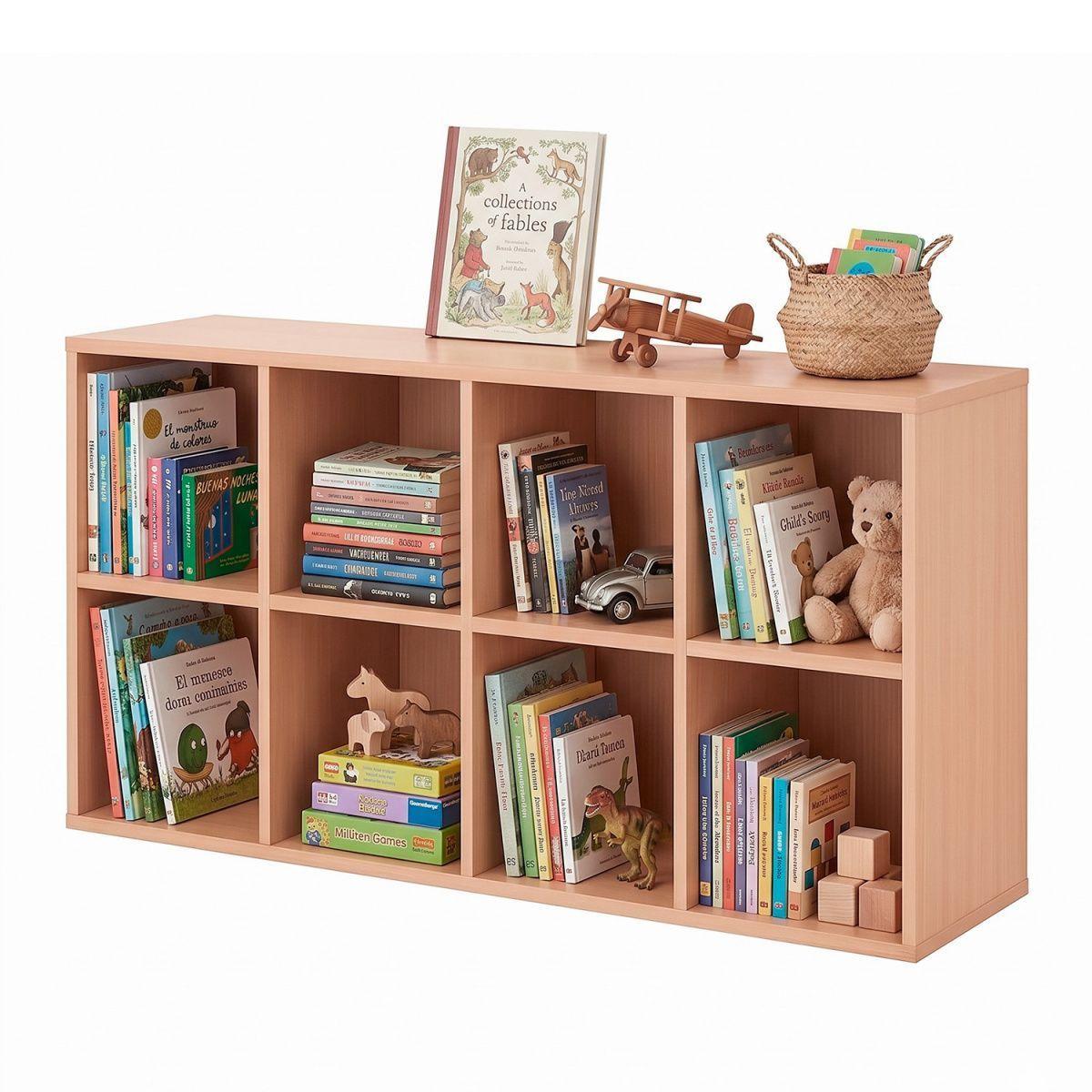 Estante biblioteca organizador multifuncional 120x30x64-0