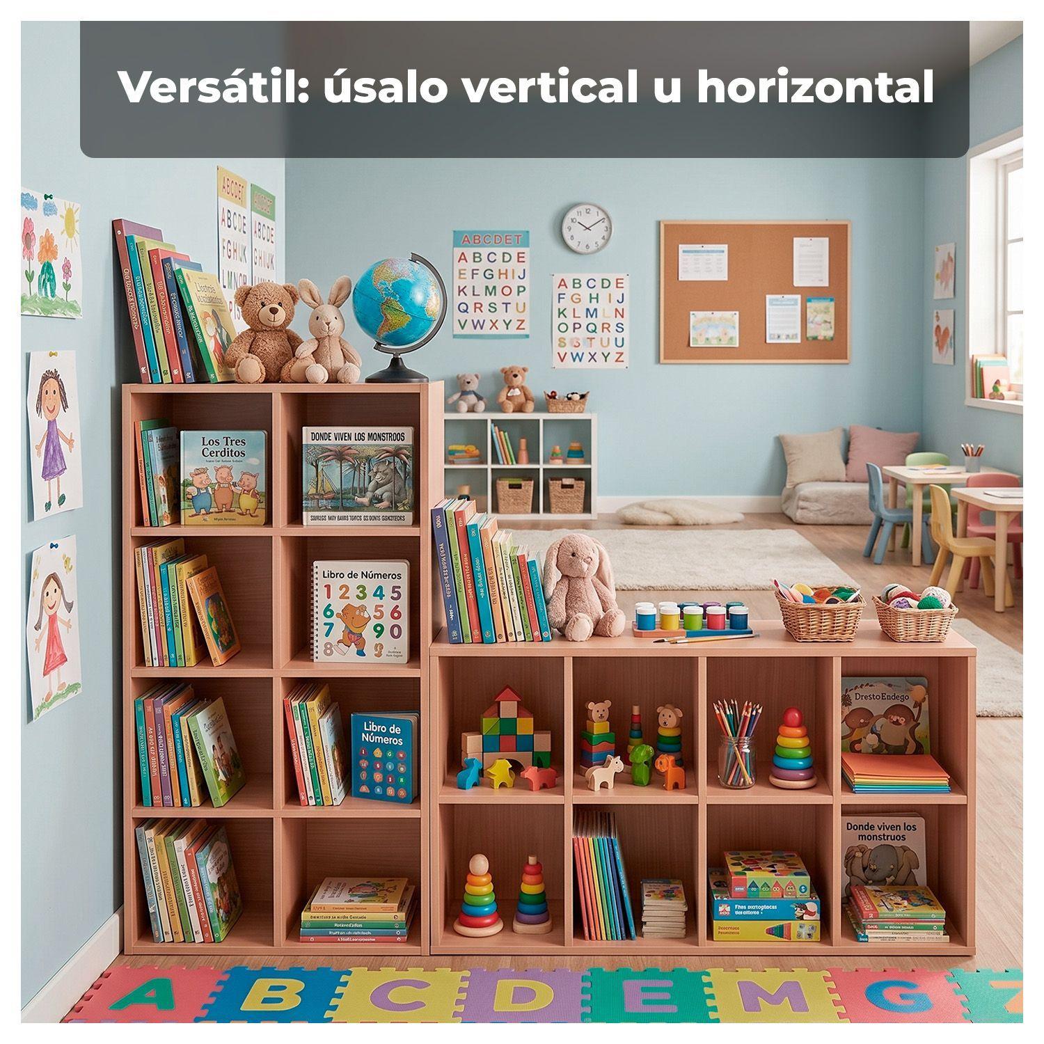 Estante biblioteca organizador multifuncional 120x30x64-3