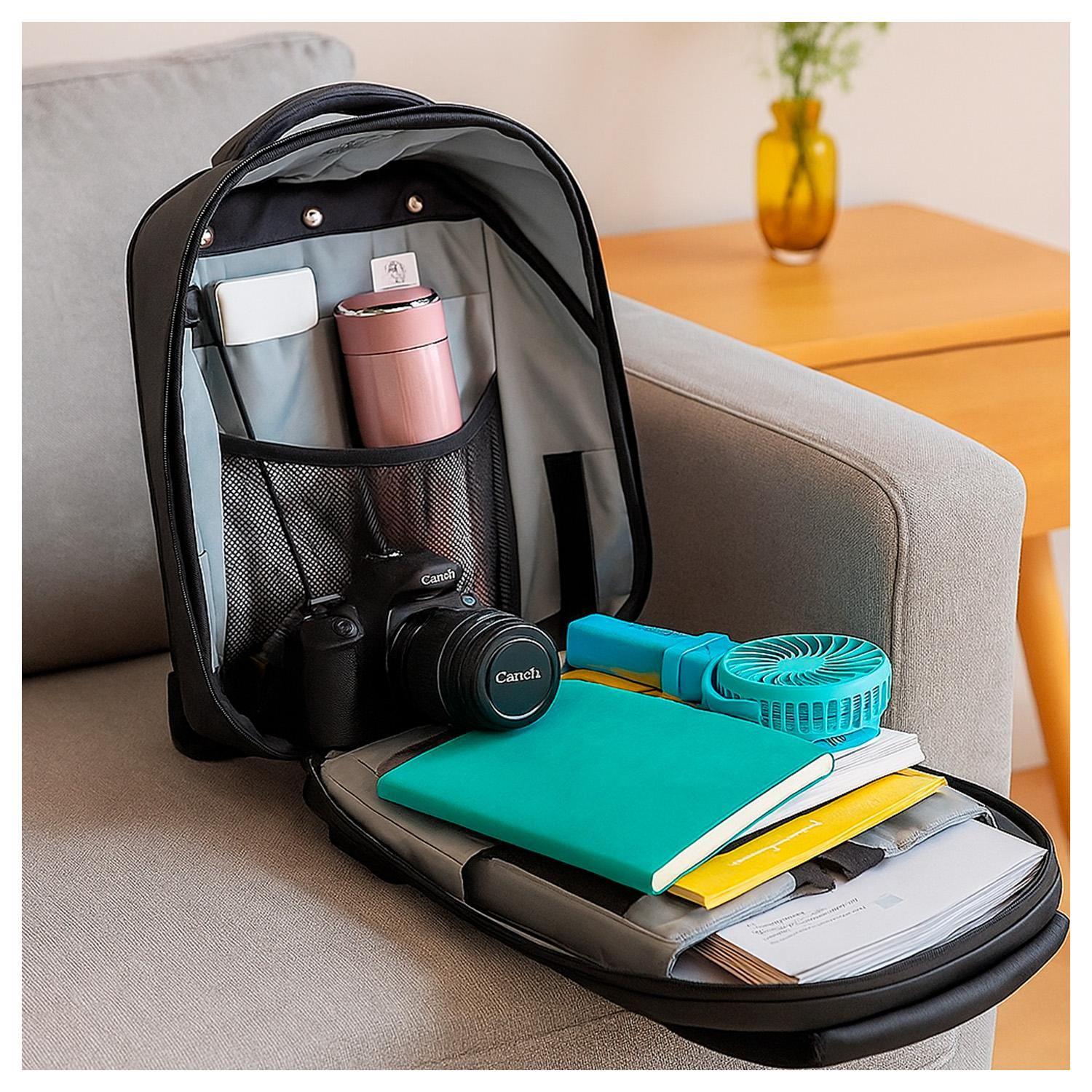 Mochila Inteligente con Pantalla LED y Power Bank Expresa Tu Estilo-5
