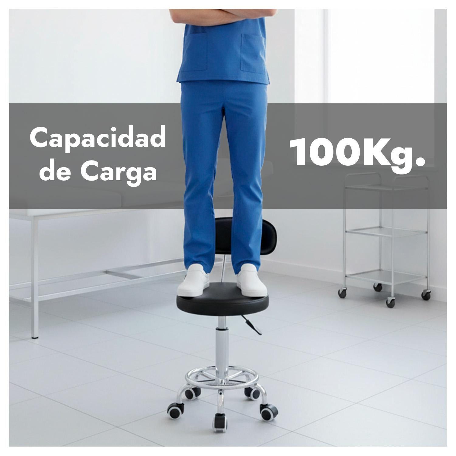 Pack 2 Silla Giratoria Multiuso con Ruedas Ajustable Ergonómica y Estética-9