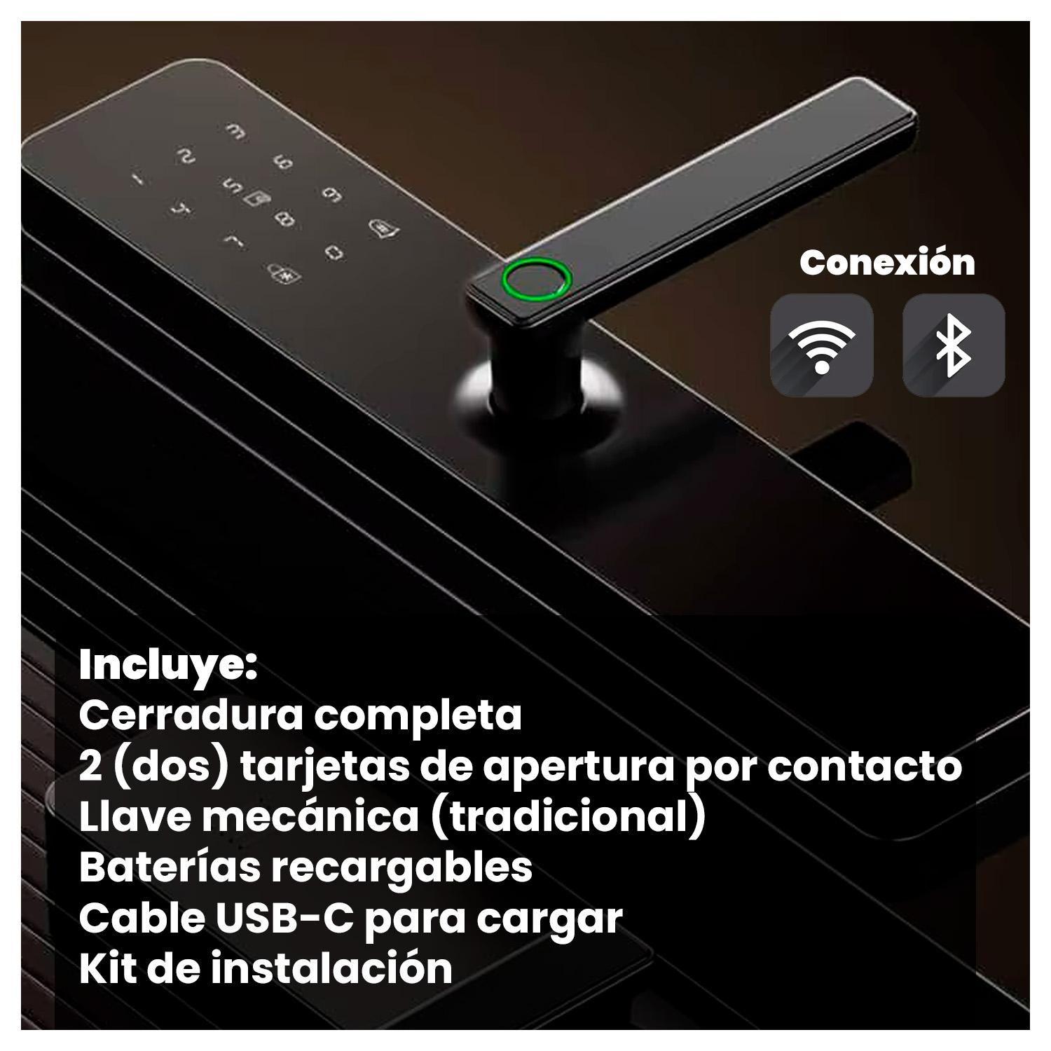 Cerradura Inteligente Digital Huella Clave-4