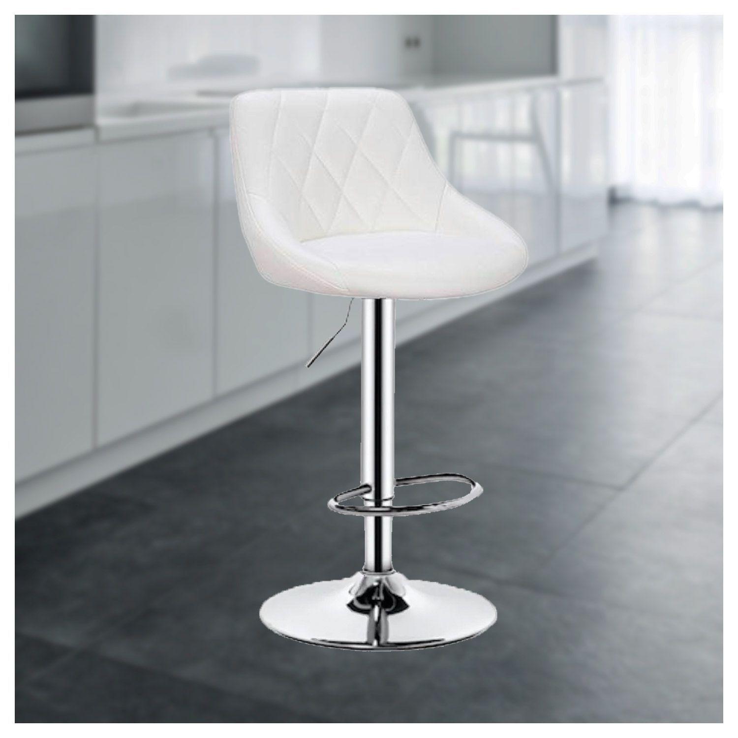 Pack 2 Silla Piso Bar Taburete con Respaldo-5