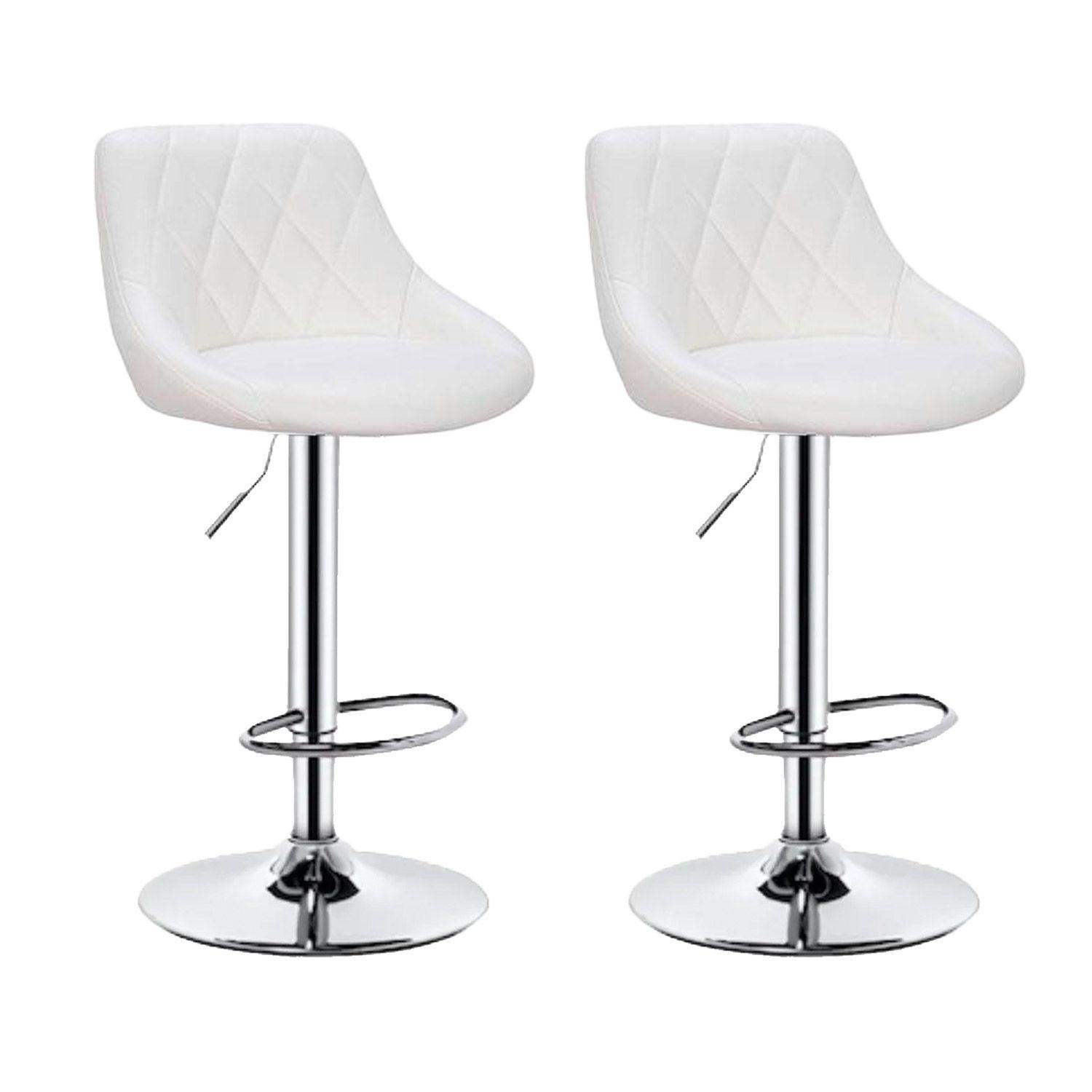 Pack 2 Silla Piso Bar Taburete con Respaldo-0