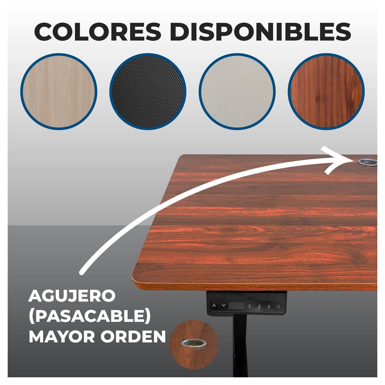 Escritorio Ajustable Automático 140x60cm Altura regulable-4