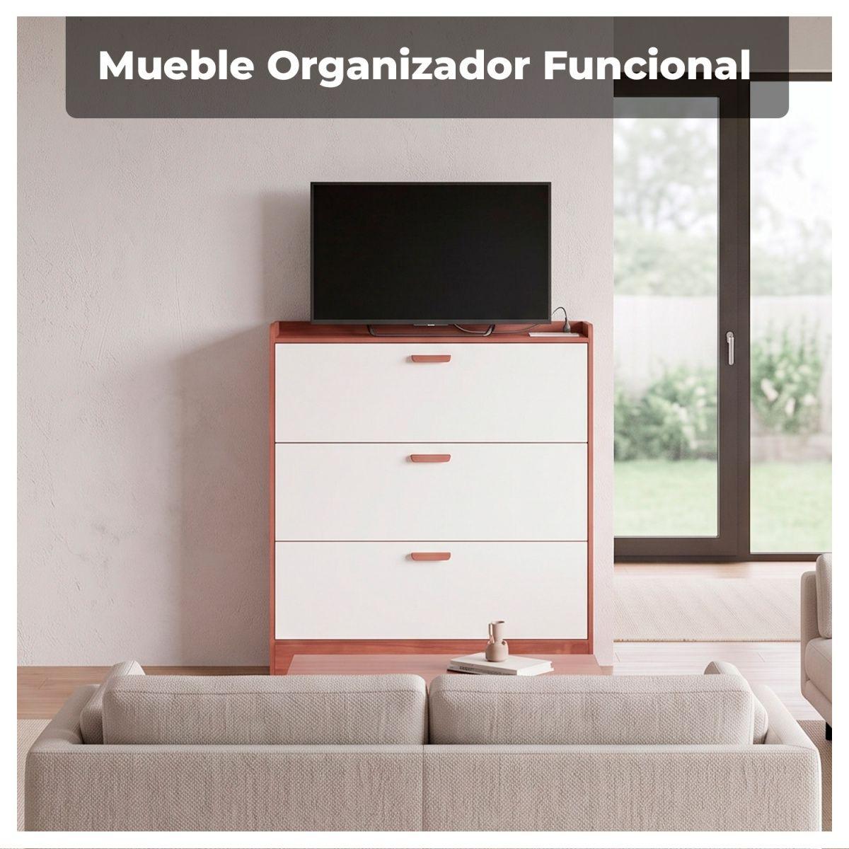 Zapatero Organizador XXL 25 Pares con Enchufe y USB-4