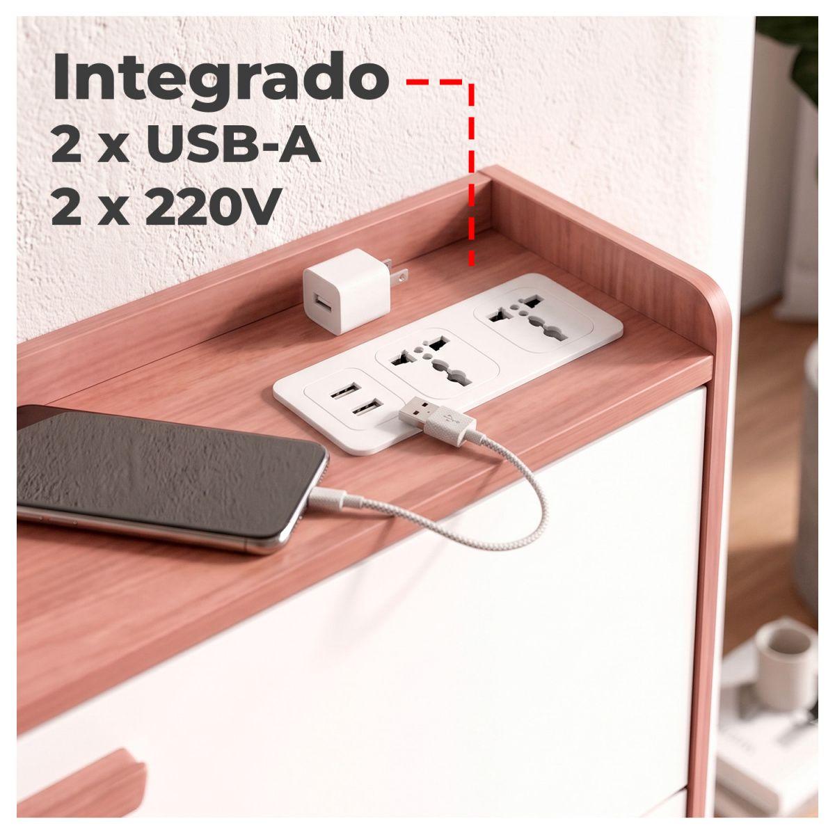 Zapatero Organizador XXL 25 Pares con Enchufe y USB-5