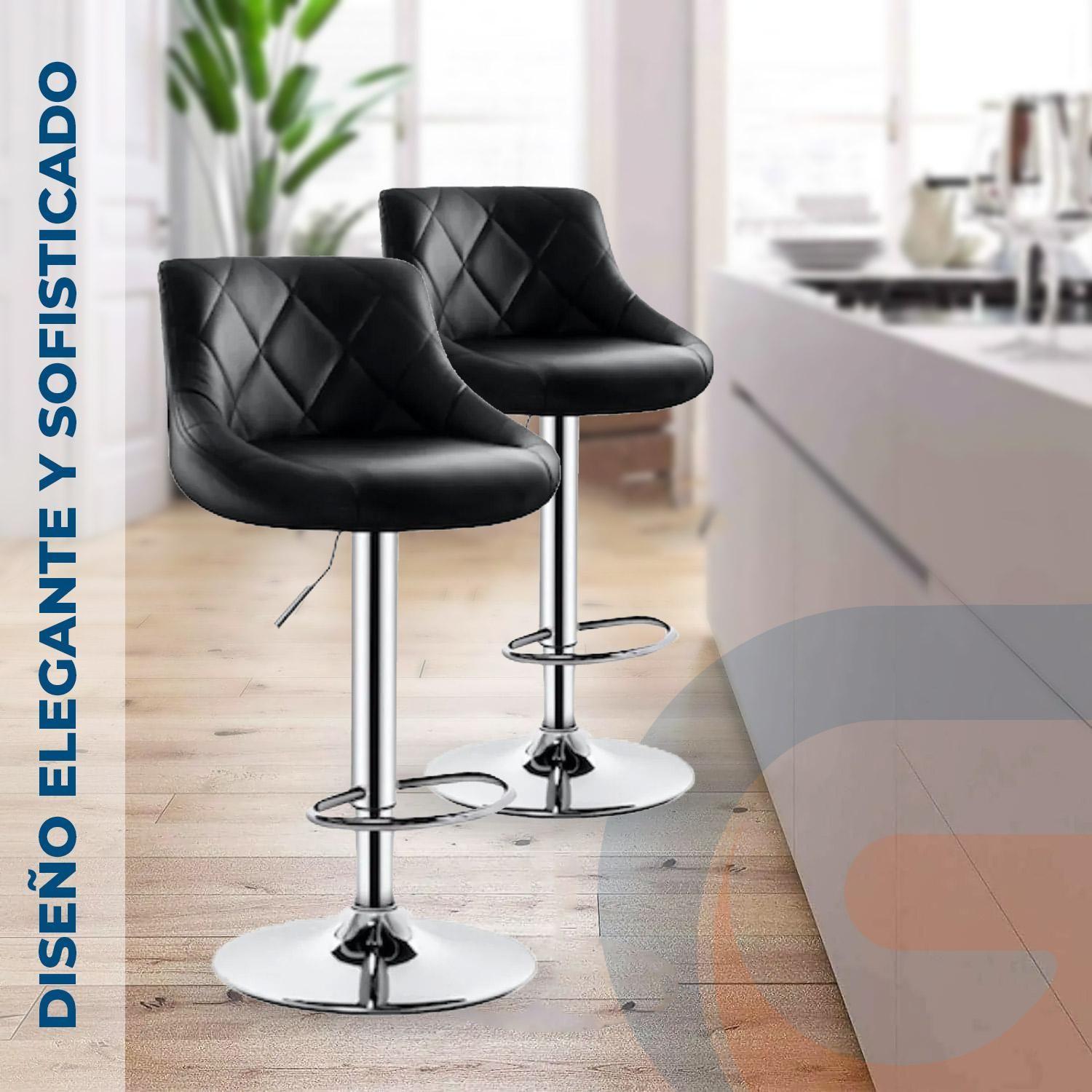 Pack 8 Silla Piso Bar Taburete con Respaldo Ovalados-3