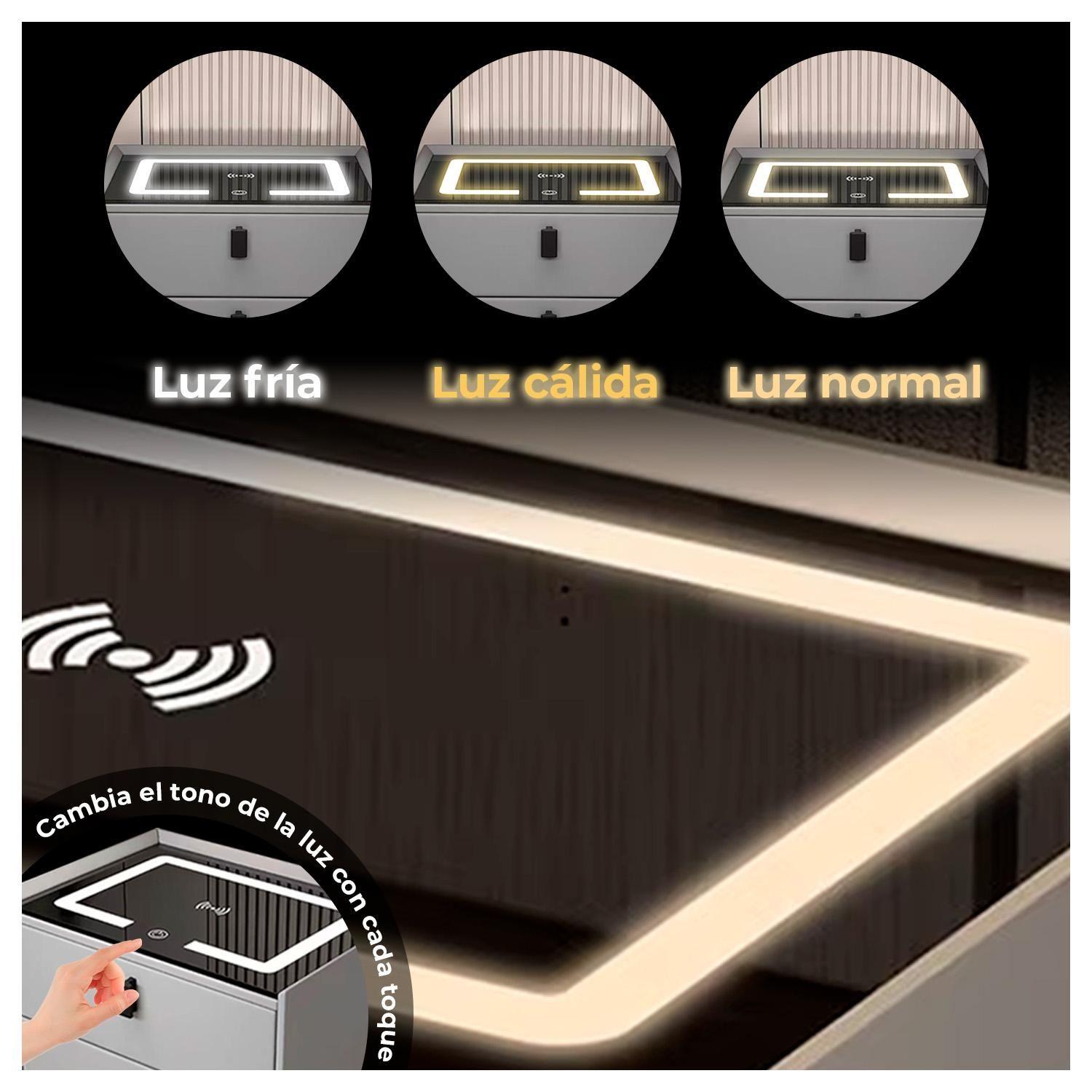Mesa de Noche Inteligente con Cajones y Tecnología Integrada-2