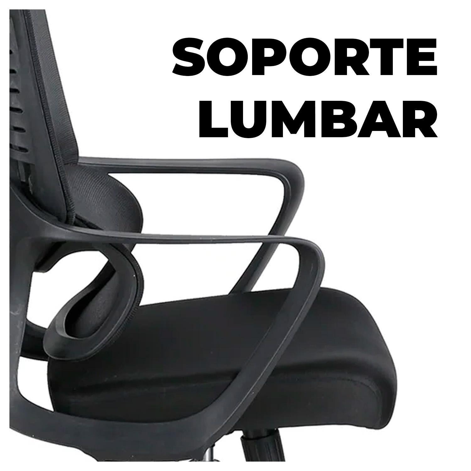 Silla de Oficina Moderna Ajustable Ergonómica y Transpirable-3