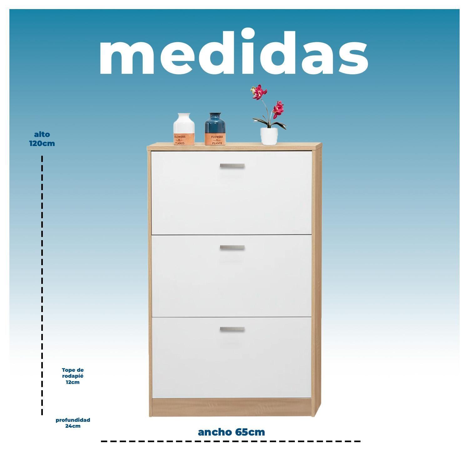 Zapatera Organizador 3 niveles compacta para 18 Pares-5