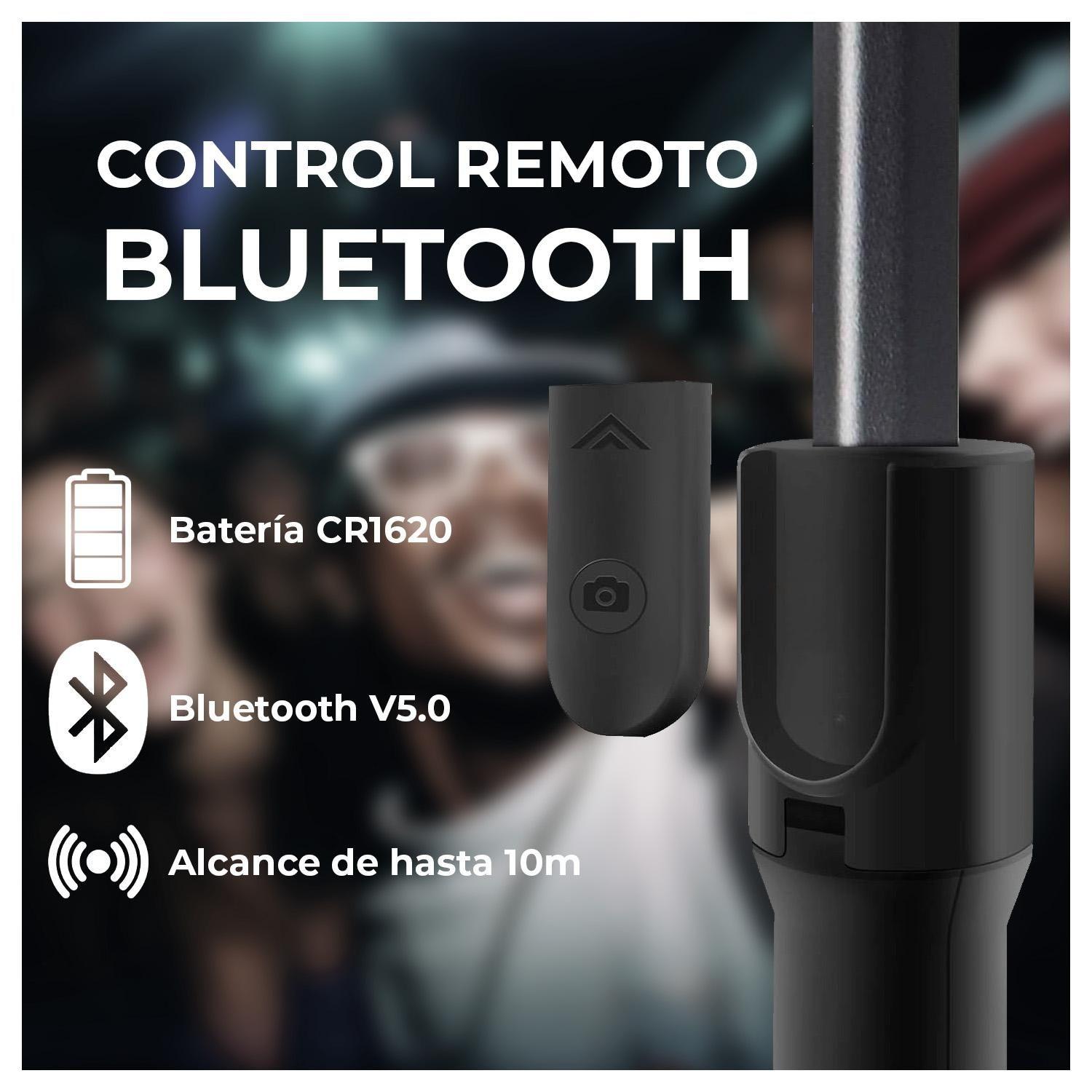 Tripode Palo Selfie con Control Remoto Bluetooth-4