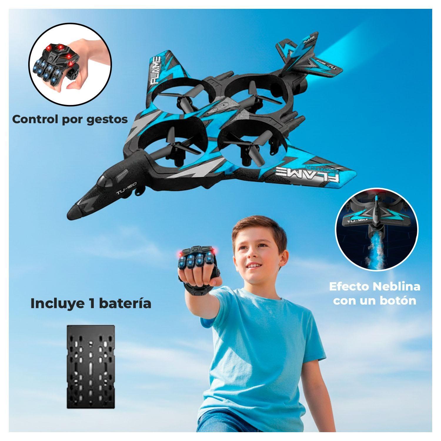 Avion Dron Volador Control Manó Niño-1