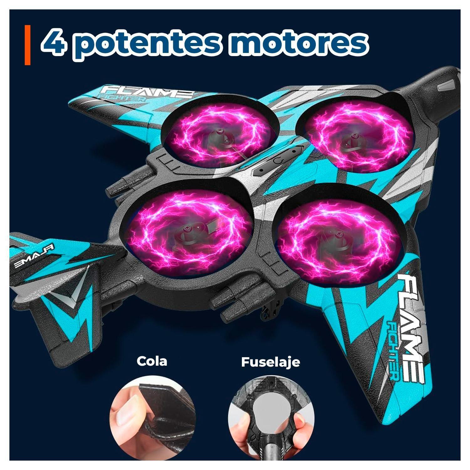 Avion Dron Volador Control Manó Niño-3