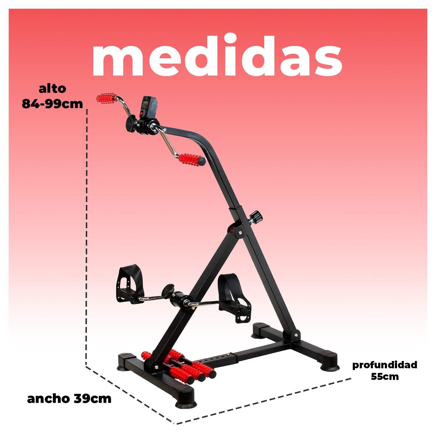 Pedalera Rehabilitación 2 en 1 Brazos y Piernas con Monitor-5