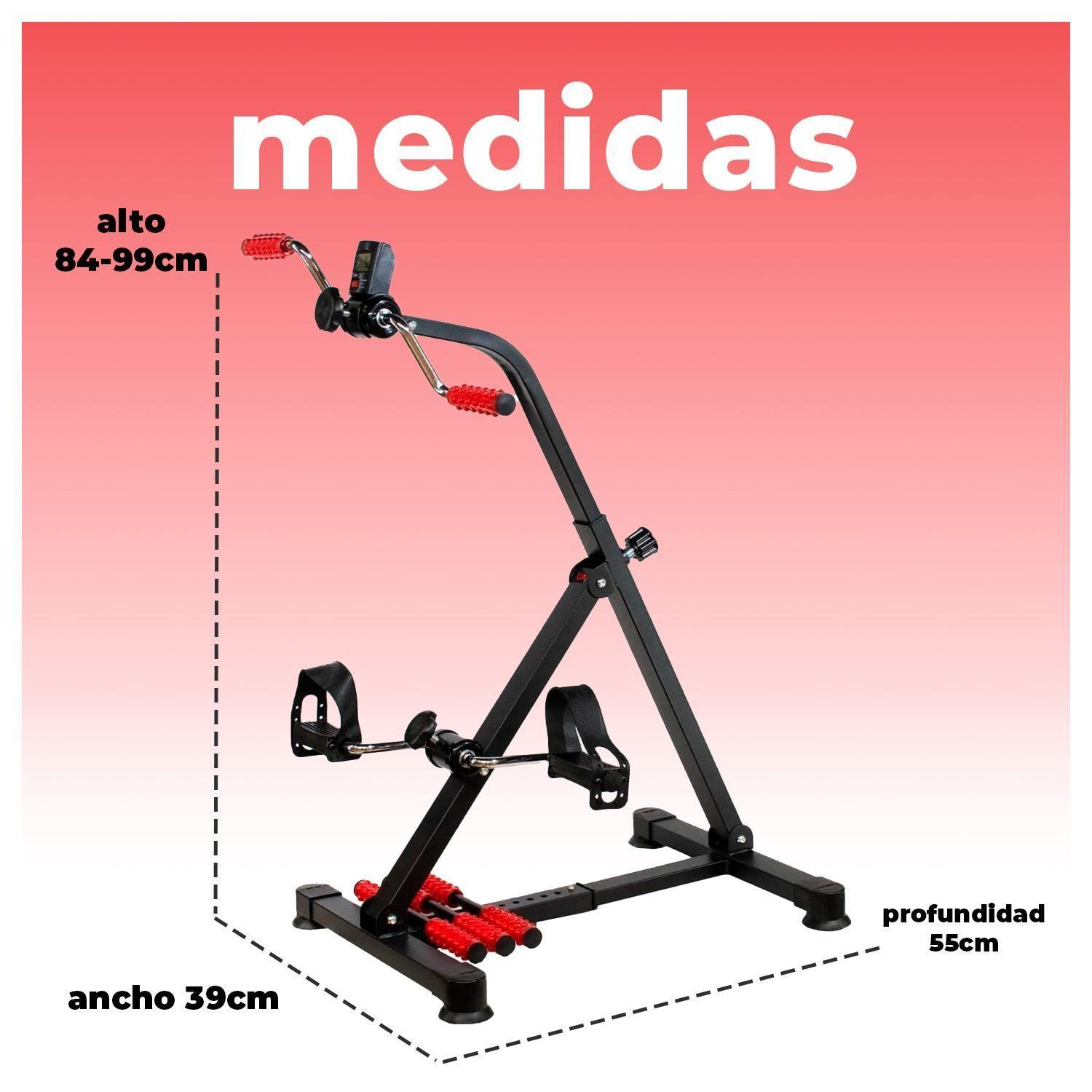 Pedalera Rehabilitación 2 en 1 Brazos y Piernas con Monitor-5