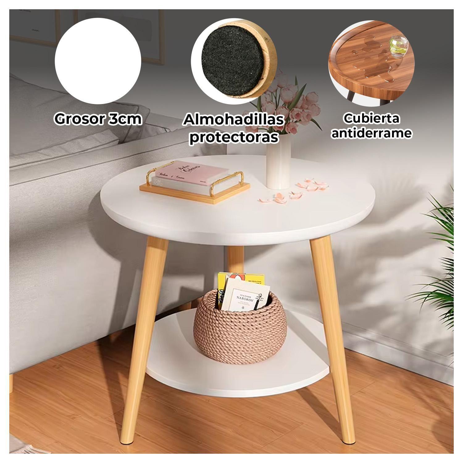 Mesa de Centro con Doble Nivel Organización y Estilo-1