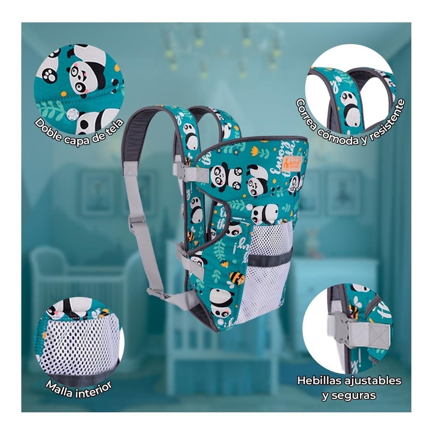 Portabebés Canguro Mochila Gris-2