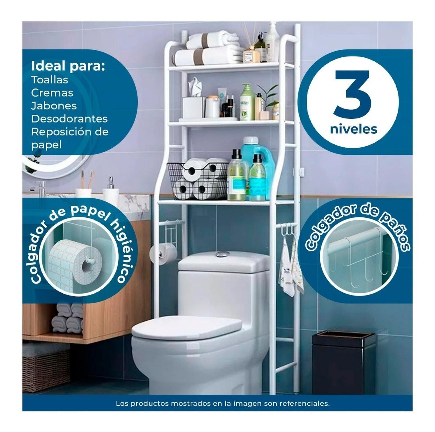 Estante Organizador De Ba&ntilde;o 3 Niveles Global Latin Group | Paris.cl