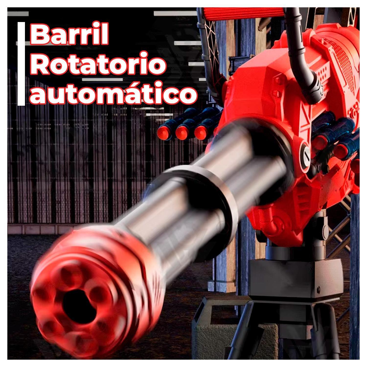 Ametralladora de Dardos Automática con Trípode y Luces LED-2
