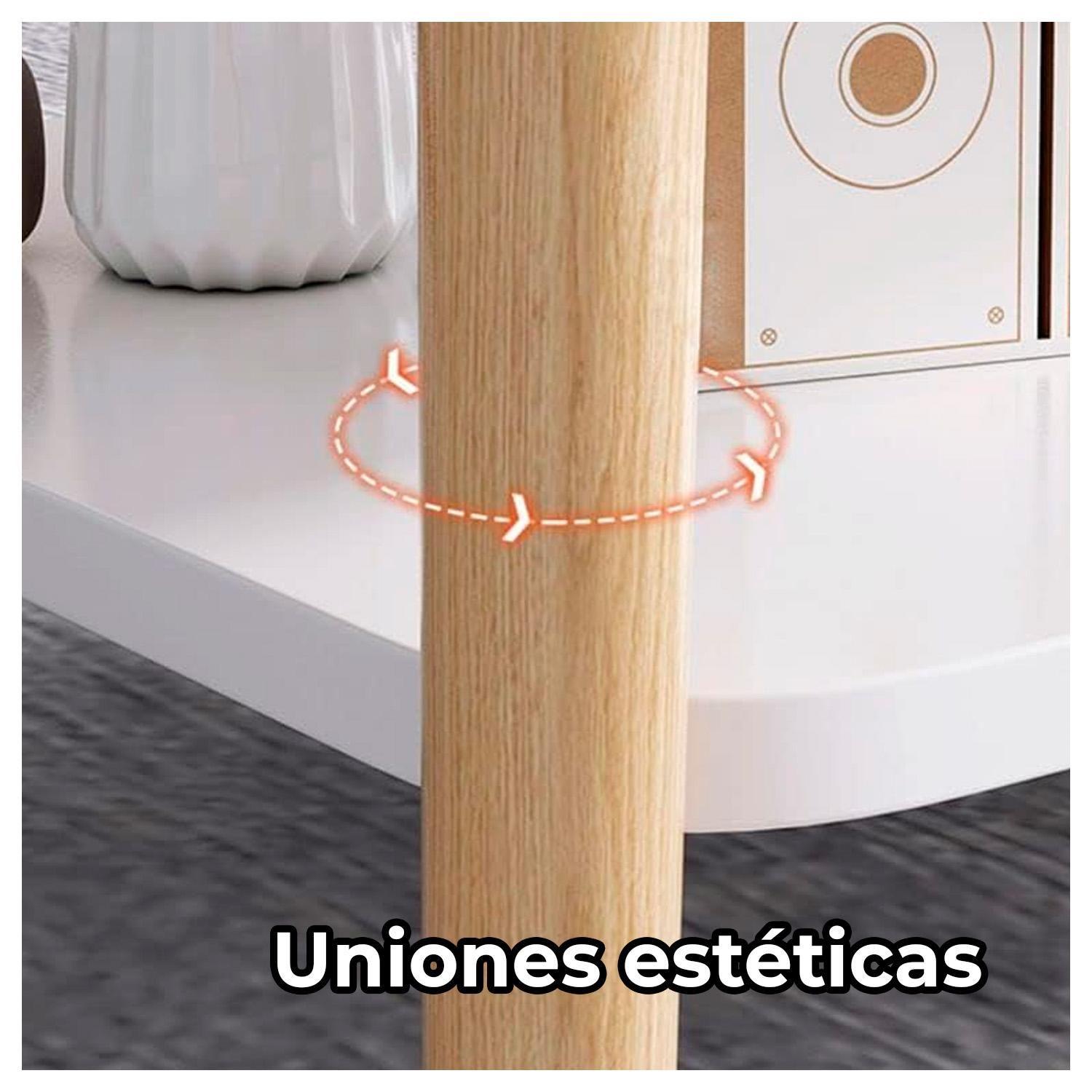 Mesa de Centro Elegante para Sala con Efecto Mármol-2