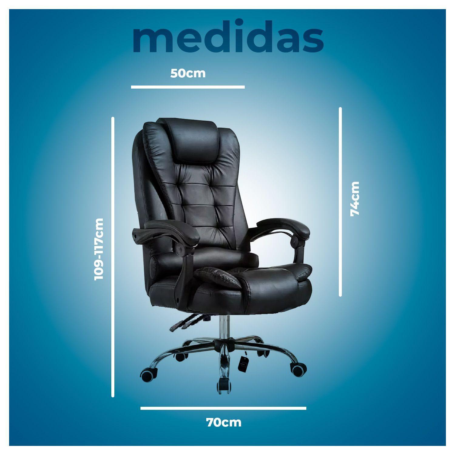 Silla Ejecutiva de Oficina Cuero-5