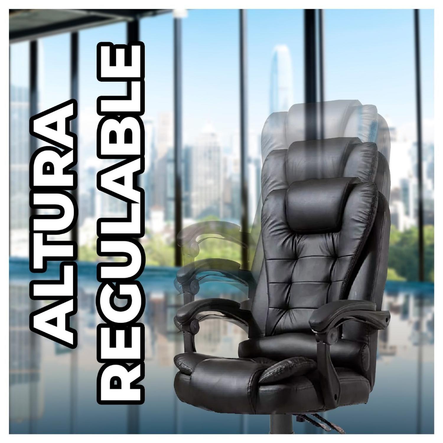 Silla de Oficina Escritorio Ejecutiva con Diseño y Confort Premium-3