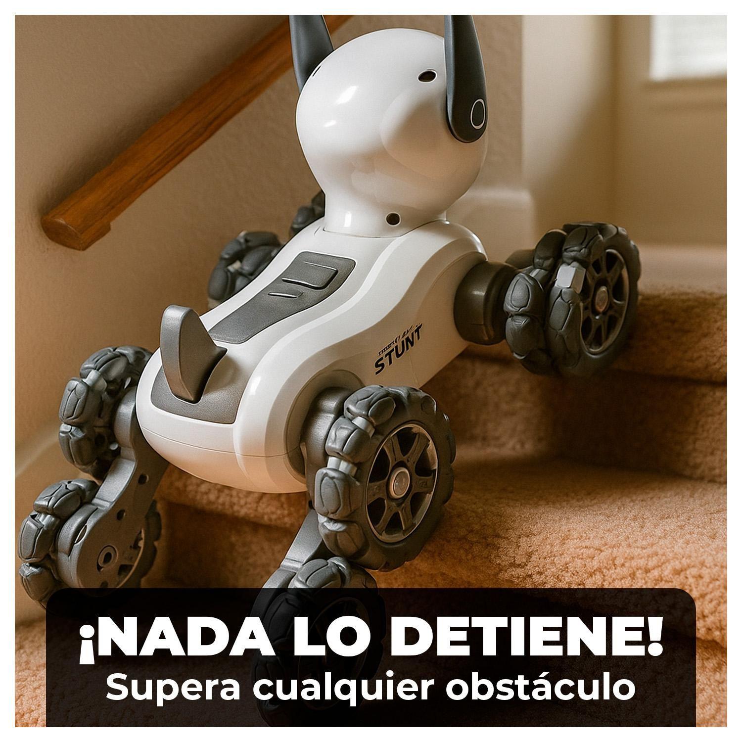 Perro Robot Juguete Interactivo con Control y Luces LED-3