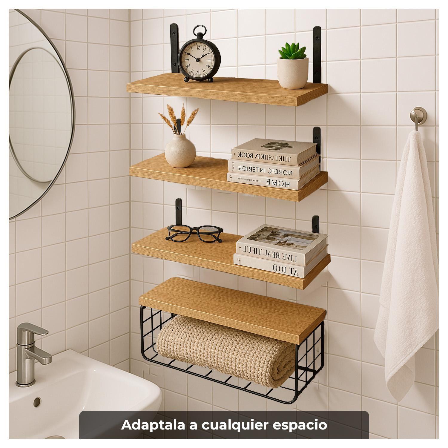 Repisas Flotantes Modernas Diseño Minimalista y Funcional-2