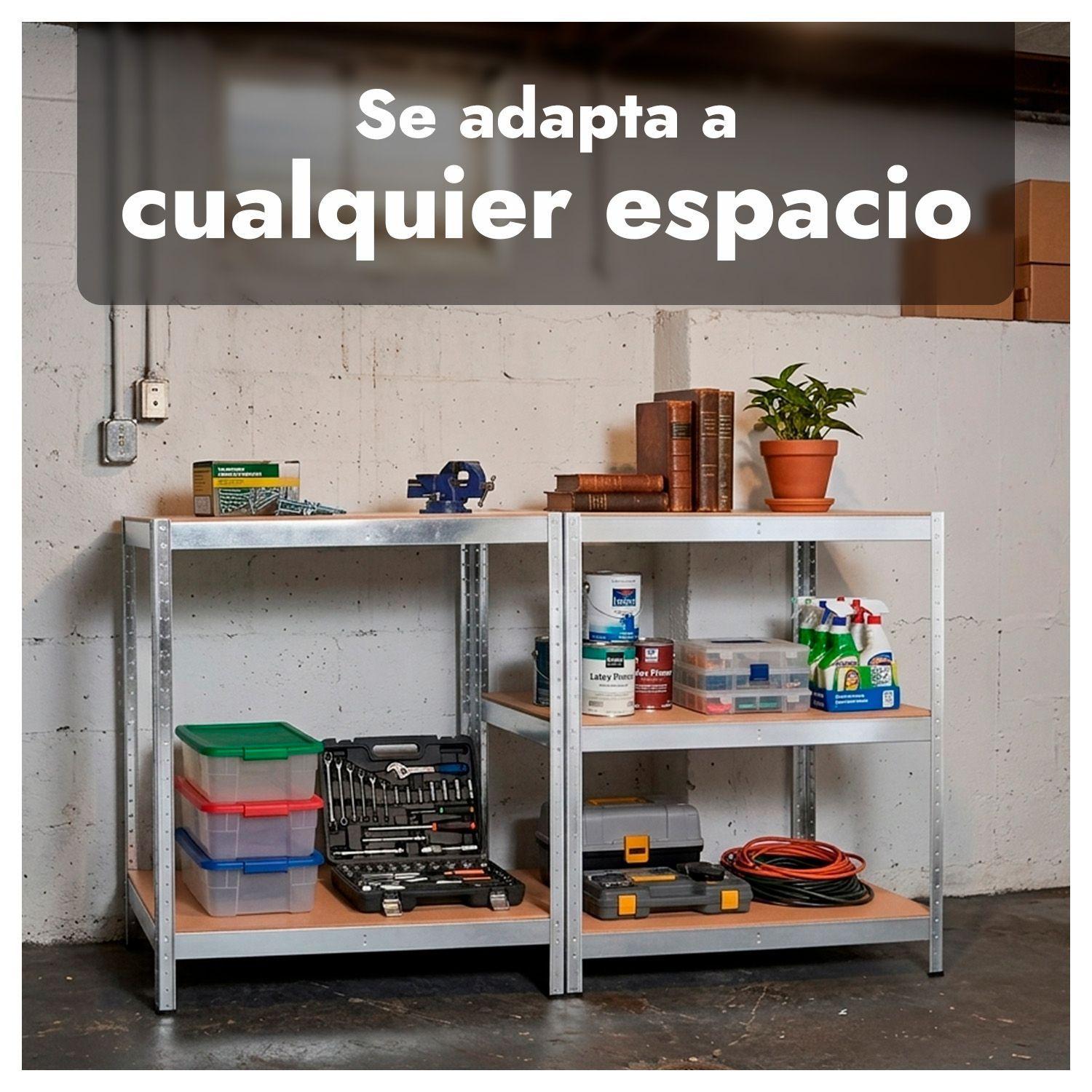 Estante Metálica 5 Niveles 180x90x40 cm Multiuso-3