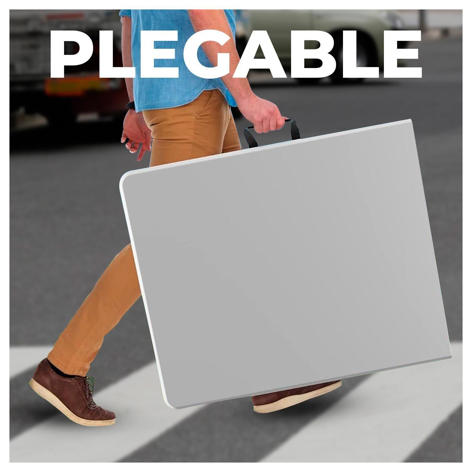 Mesa Plegable Portátil para Interior y Exterior 180x74x74-3