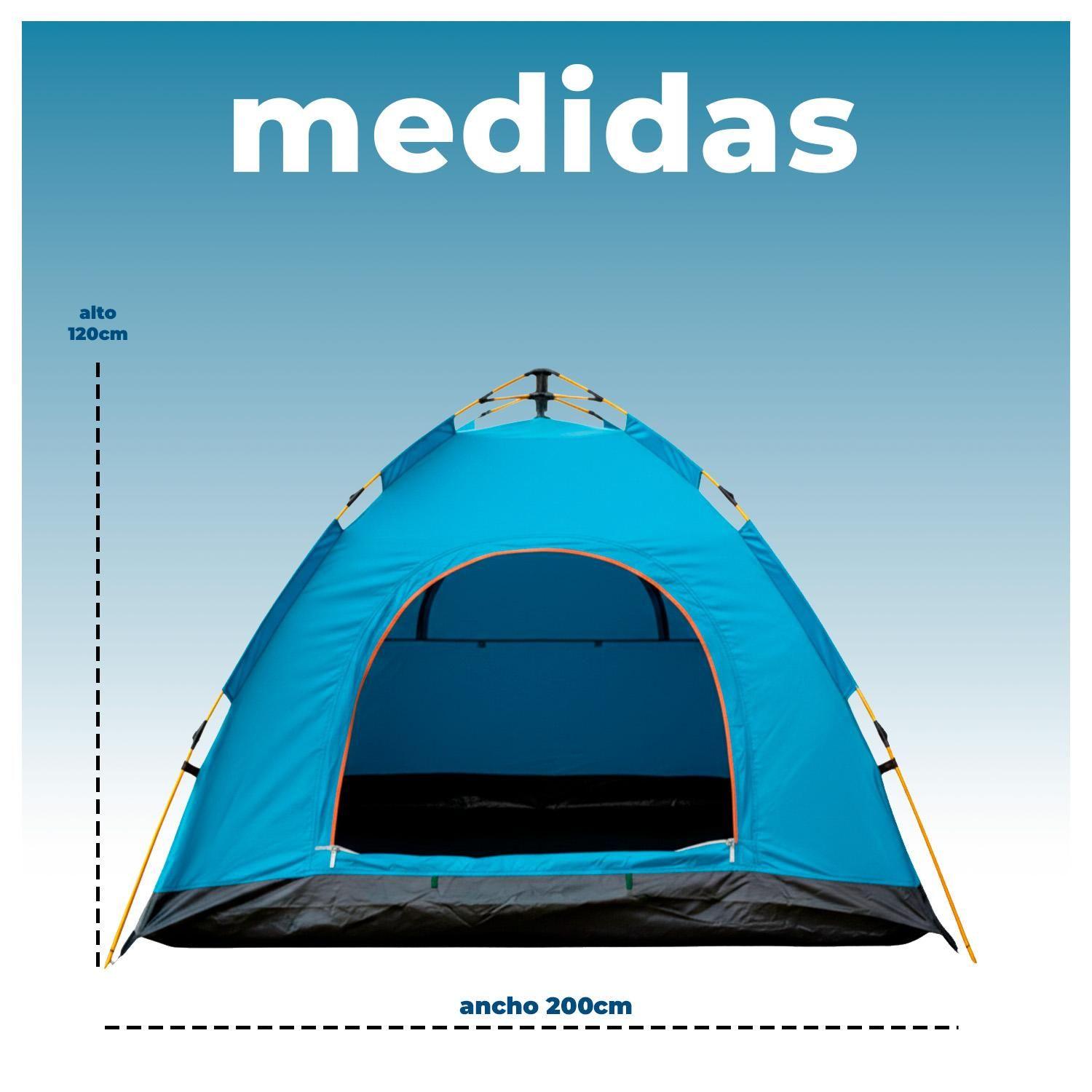 Carpa 2 Metros para Camping Impermeable UV camping y Resistente-4