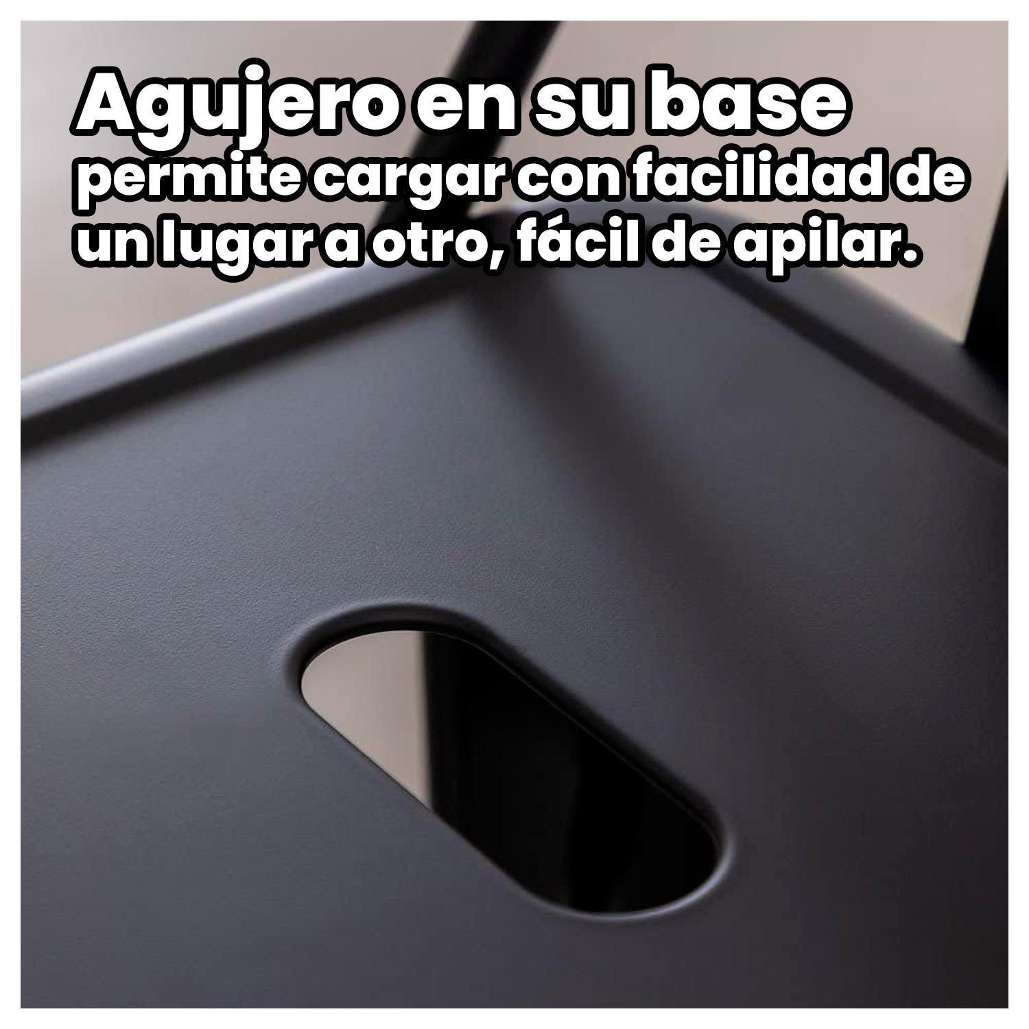 Pack 2 Silla Alta de Metal para Barra Diseño Vintage y Resistente-3