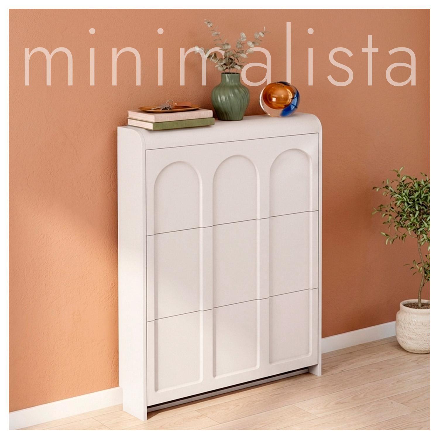 Zapatero Delgado Organizador De Zapatos Para Entrada 9 pares Moderno-2