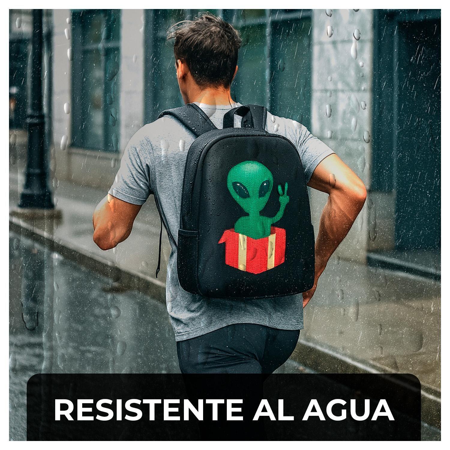 Mochila LED Personalizable con Pantalla Animada y Power Bank-2