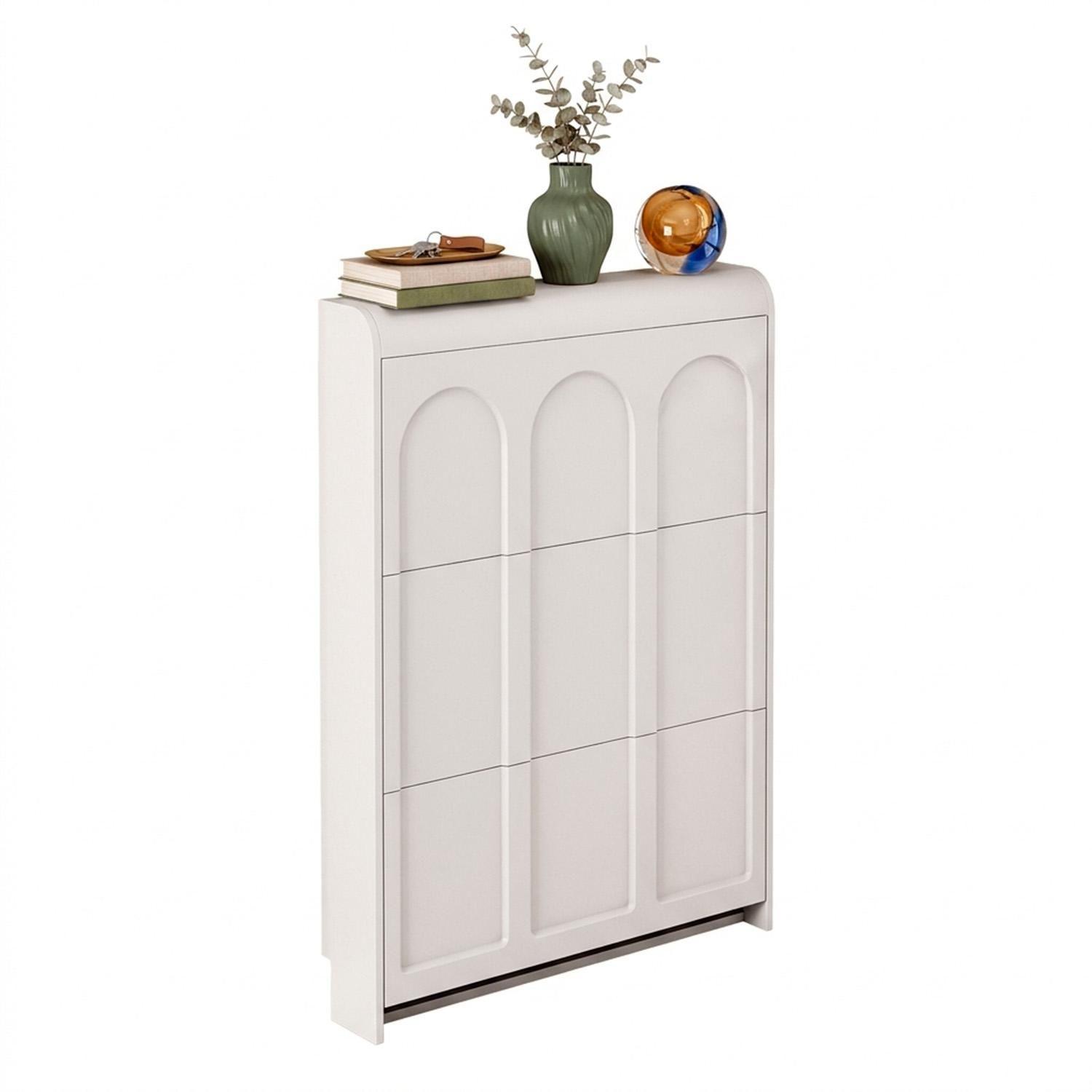 Zapatero Delgado Organizador De Zapatos Para Entrada 6 pares Moderno-0