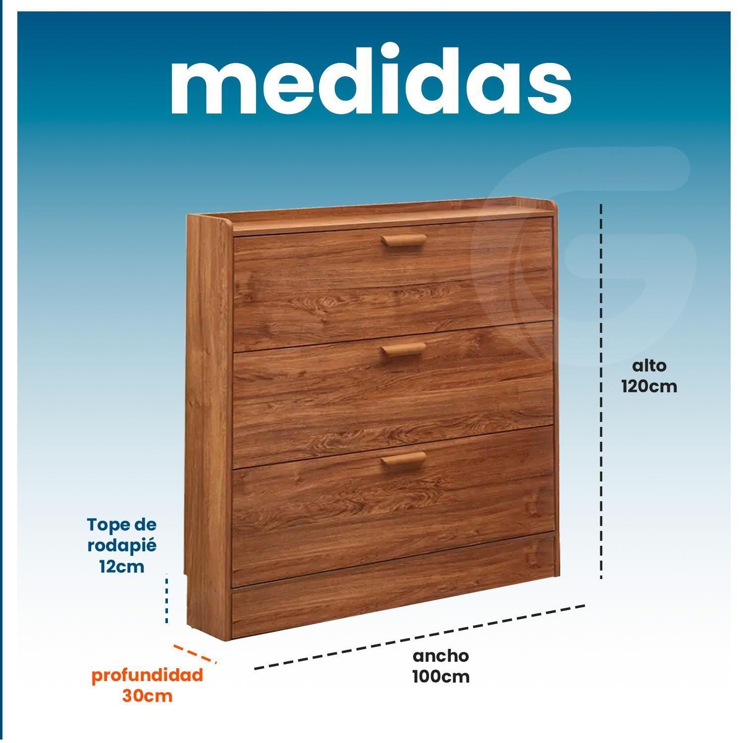 Zapatero Mueble Organizador VTRIN XXL para 25 pares y tallas hasta 45-5