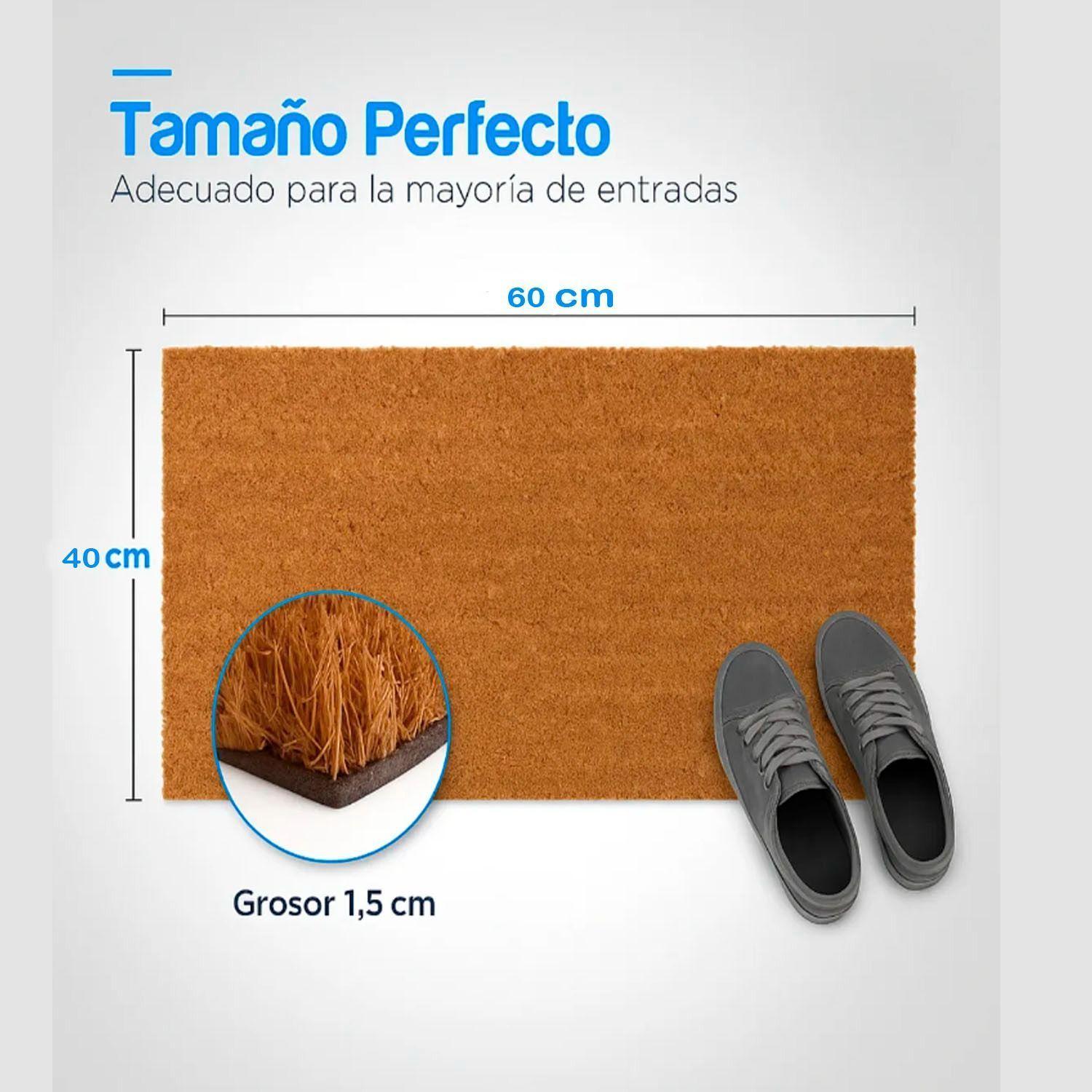 Limpiapiés Personalizado Bienvenidos pero no por mucho rato 60x40-9