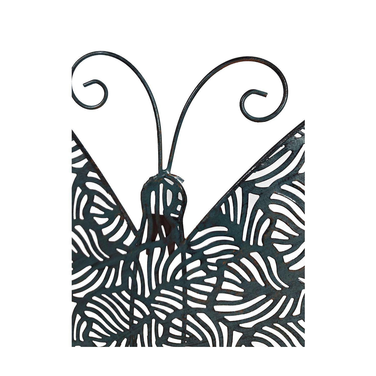 MARIPOSA PARED METAL-1