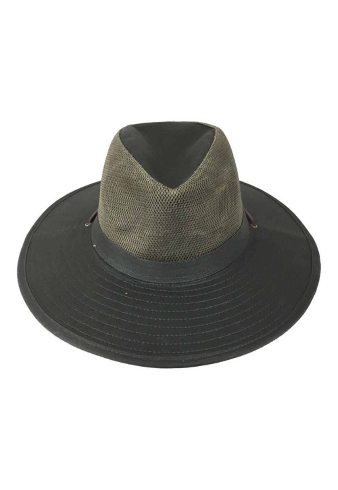 Sombrero Algodón Pluvia Gris-1