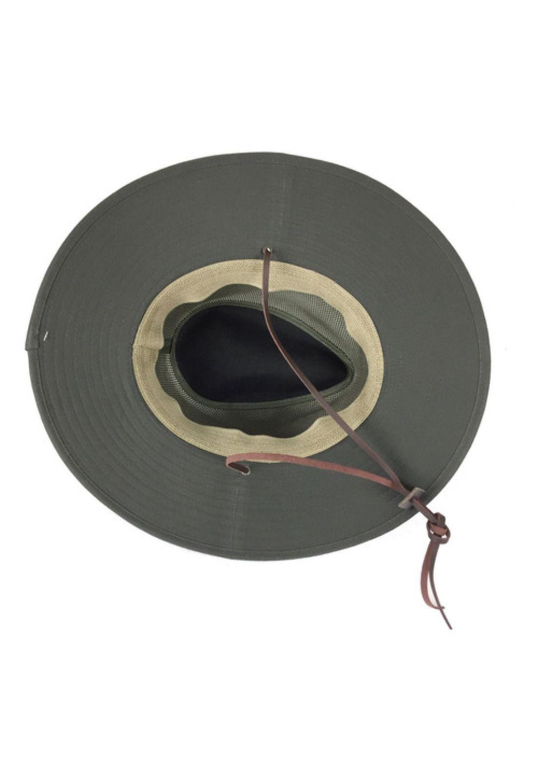 Sombrero Algodón Pluvia Gris-2