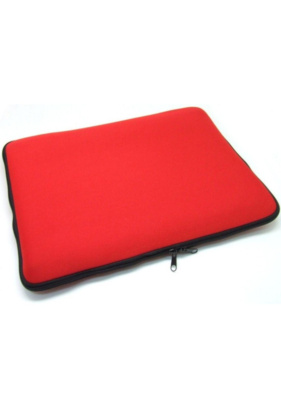 Funda Notebook Roja con Cierre-0