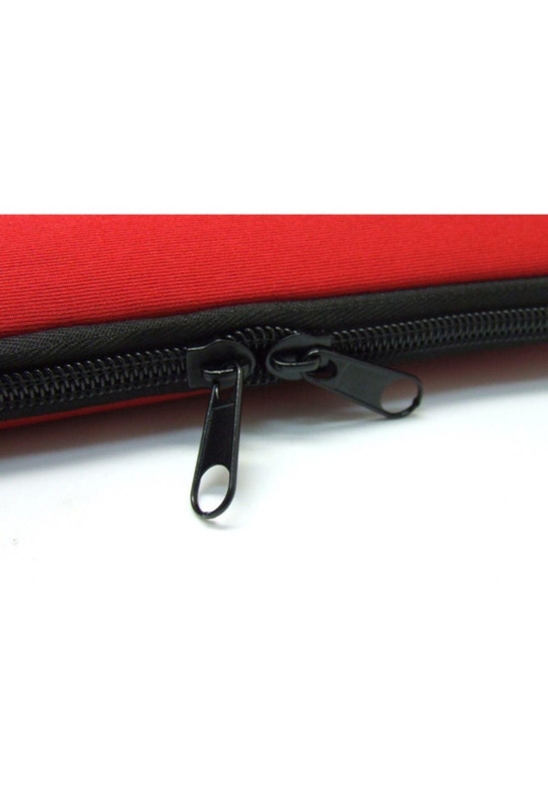 Funda Notebook Roja con Cierre-1