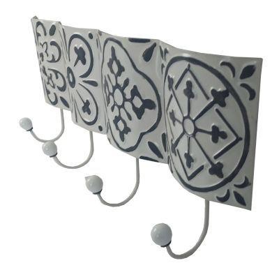 Perchero Esmaltado Negro-1