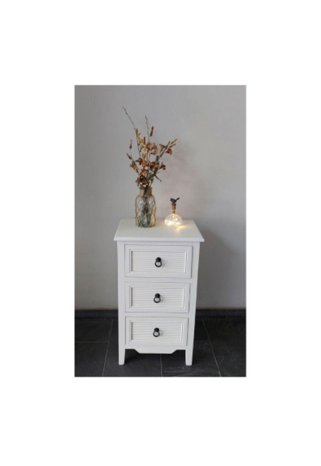 Cajonera de Madera Crema-3