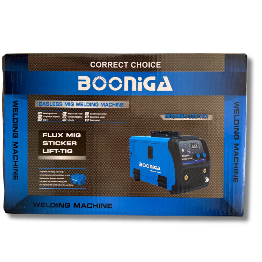 Soldadora Inverter Mig Tig Arco 300 Amp + Alambre Booniga-3